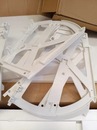 Zapatero VASAGLE 2 Compartimentos Blanco