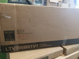 VASAGLE Mueble de TV, Mesa de TV de hasta 55"