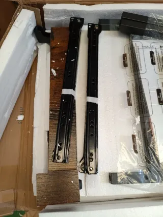 VASAGLE Mueble de TV, Mesa de TV de hasta 55"