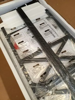 VASAGLE Mueble de TV, Mesa de TV de hasta 55"