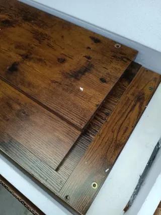 VASAGLE Estantería de Esquina con 4 Estantes Marró