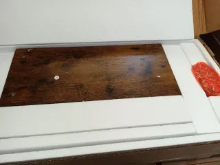 VASAGLE Estantería de Esquina con 4 Estantes Marró