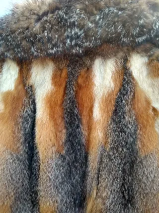 Chaquetón 3/4 de piel