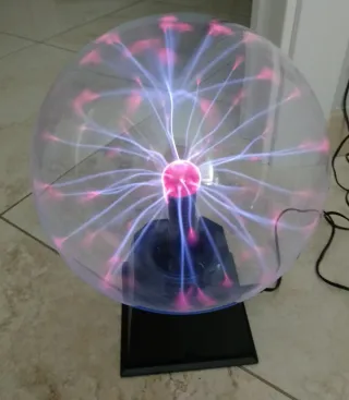 Sfera al plasma sensibile al tatto,lampada bambini
