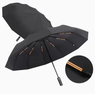Paraguas Plegable Automático Negro