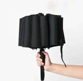 Paraguas Plegable Automático Negro