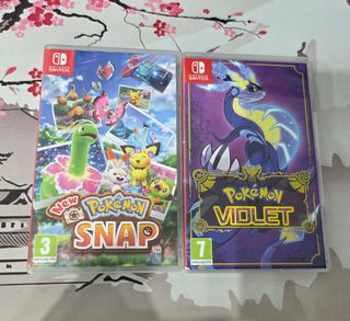 Pokémon Snap y Pokemon Púrpura para switch
