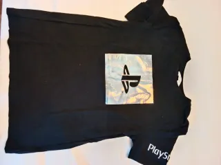 Camiseta PlayStation Negra Niño talla 10-12 años