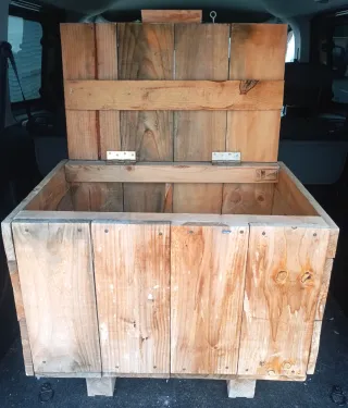 Baúl /Arcon de Madera Rústico Artesanal. Nuevo