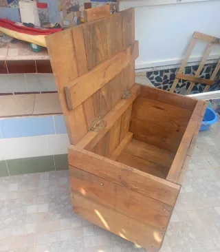 Baúl /Arcon de Madera Rústico Artesanal. Nuevo