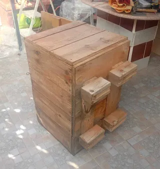 Baúl /Arcon de Madera Rústico Artesanal. Nuevo