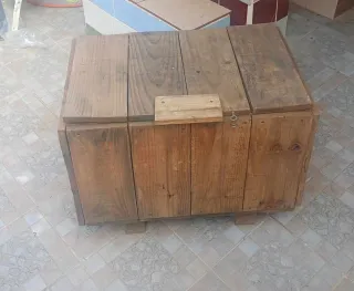 Baúl /Arcon de Madera Rústico Artesanal. Nuevo