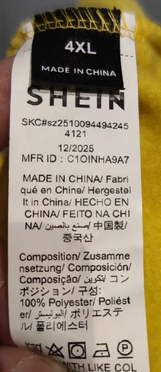 Sudadera amarilla con bordado