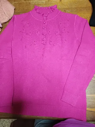 Maglia donna rosa tg L