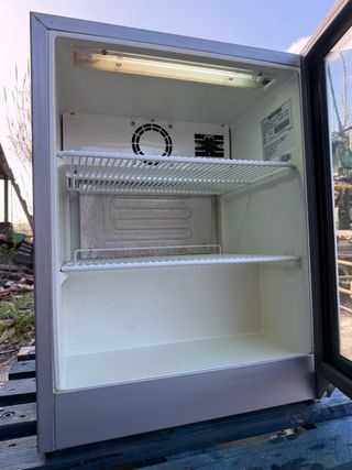 Nevera expositora cristal