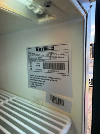 Nevera expositora cristal