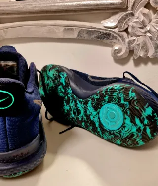 Botas Baloncesto Nike KD Azul y Verde