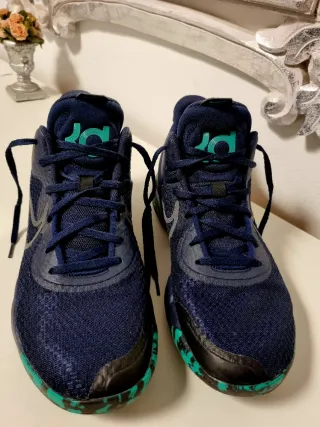Botas Baloncesto Nike KD Azul y Verde