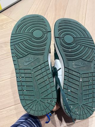 Nike Air Jordan 1 Mid Verde Bianco 41