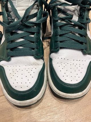 Nike Air Jordan 1 Mid Verde Bianco 41