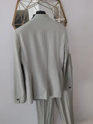Traje Zara Verde Talla 40 Nuevo
