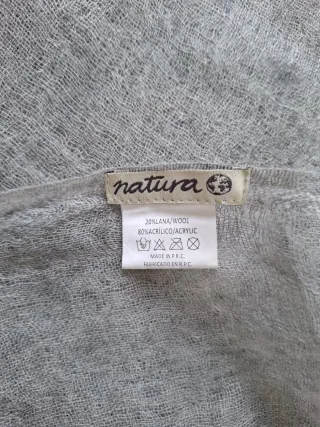 Fular Natura gris