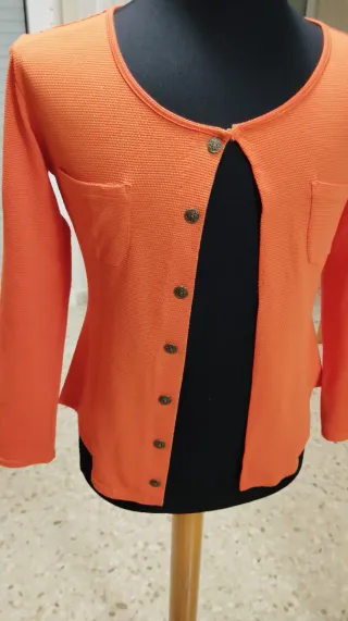 Chaqueta naranja mujer