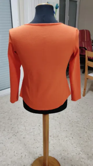 Chaqueta naranja mujer