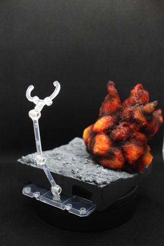 Diorama Gundam LUNAR STRIKE 1/144