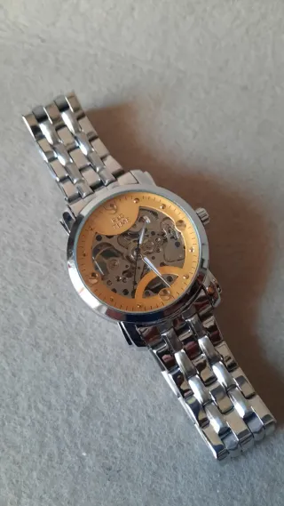 Orologio automatico uomo R&G TIME oro/argento