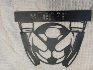 Cuadro Metal Nombre Fútbol Miguel