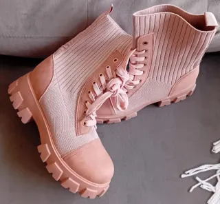 Botas Rosa Novas Tamanho 40