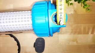 Filtro de agua con llave y soporte