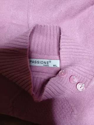 Maglione donna rosa taglia L