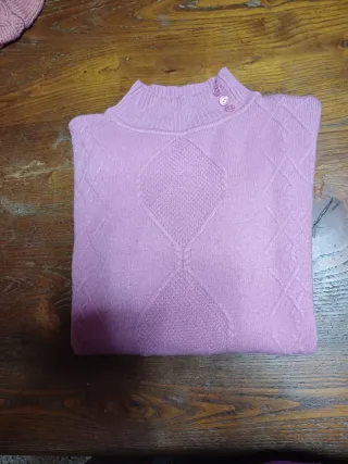 Maglione donna rosa taglia L