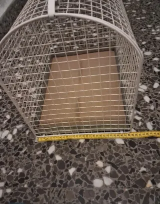 Transportín blanco para mascotas