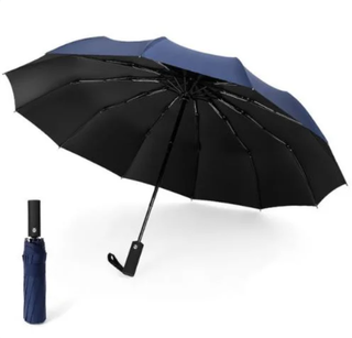 Paraguas Plegable Automático Azul