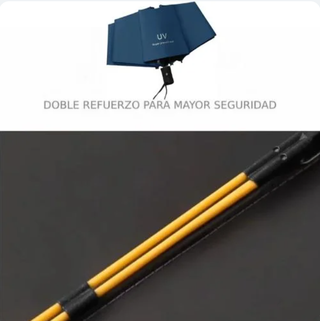 Paraguas Plegable Automático Azul