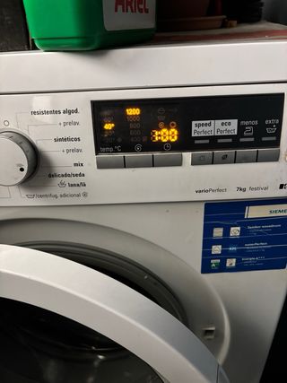 Lavadora Siemens para piezas