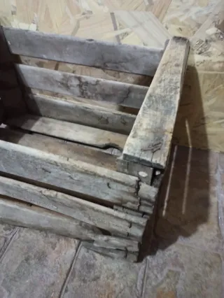 Vecchie scatole di legno (2 unità)