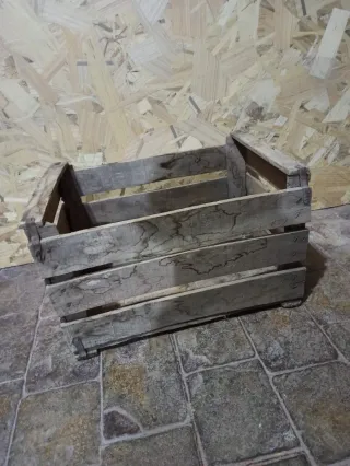 Vecchie scatole di legno (2 unità)