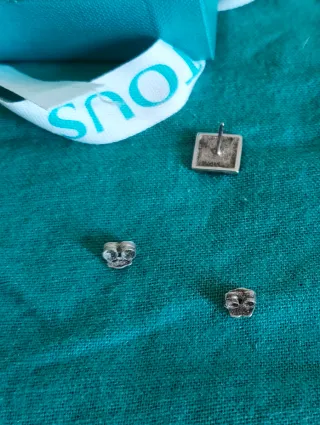 Pendientes Tous Cuadrados Plata