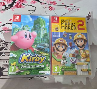 Kirby y la Tierra Olvidad + Mario Maker 2