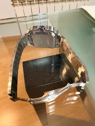 Réplica Cartier Dual Time Plata