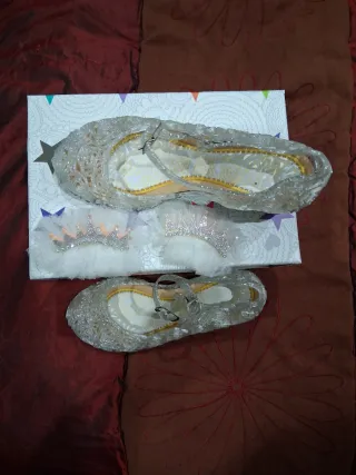Zapatos de niña para disfraz