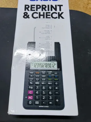 Calculadora Impresora Casio HR-8RCE-BK