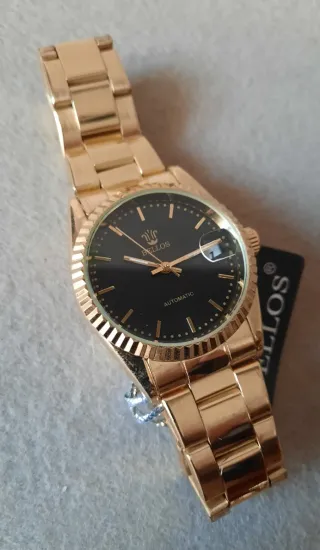 Orologio BELLOS Automatico Uomo Oro Nero