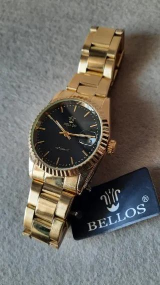 Orologio BELLOS Automatico Uomo Oro Nero