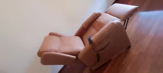 Sillón relax motorizado doble reposapiés