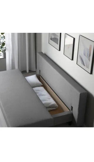 Sofá Cama IKEA ÄLVDALEN 3 Plazas Gris